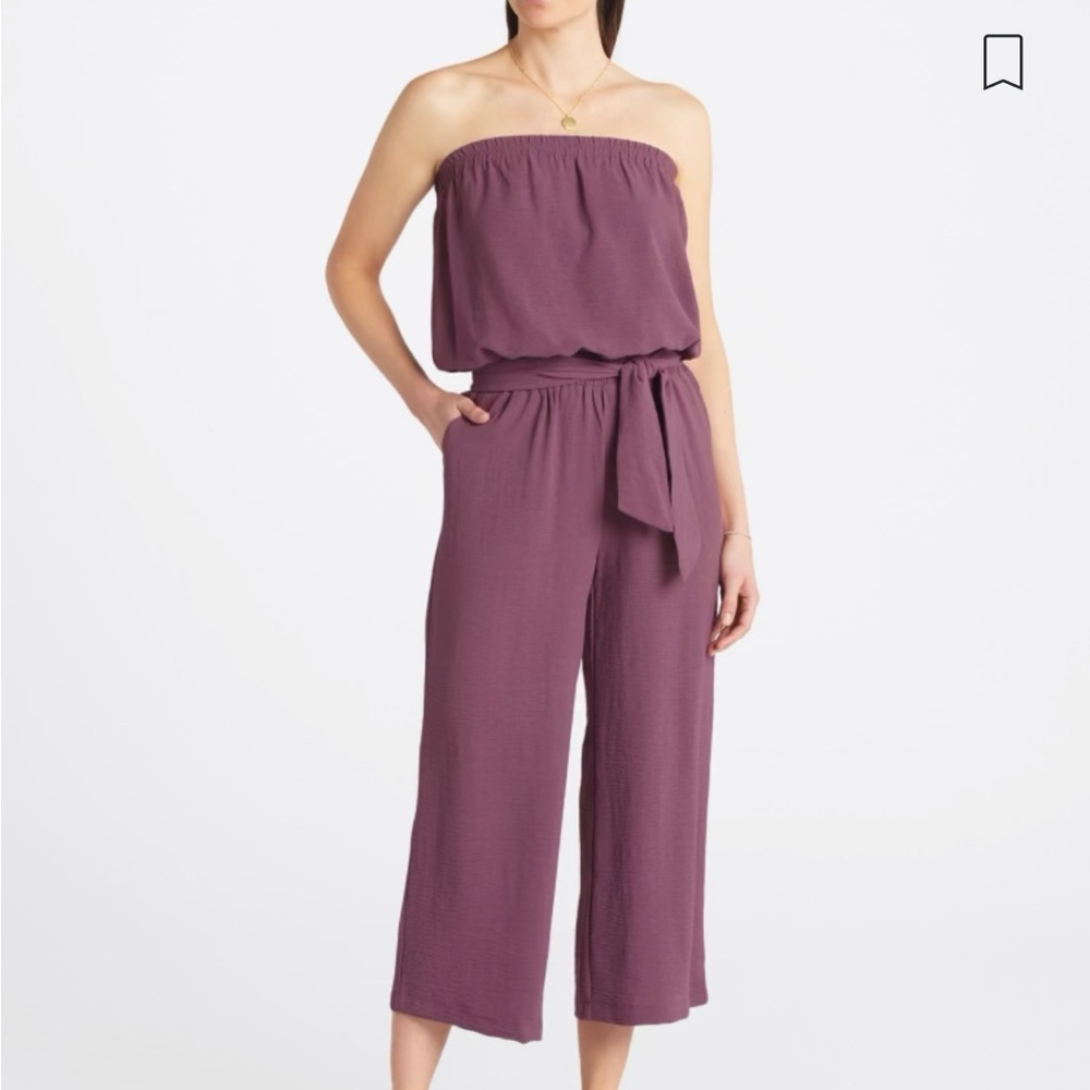 Bishop & Young Burgundy Jump Suit